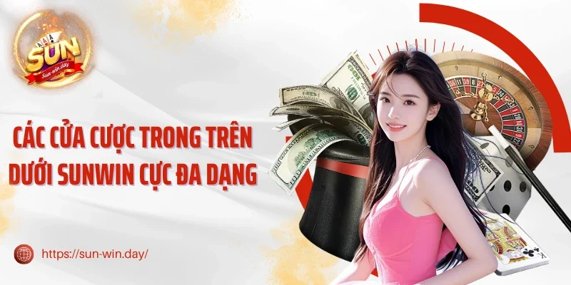 Các cửa cược trong trên dưới Sunwin cực đa dạng